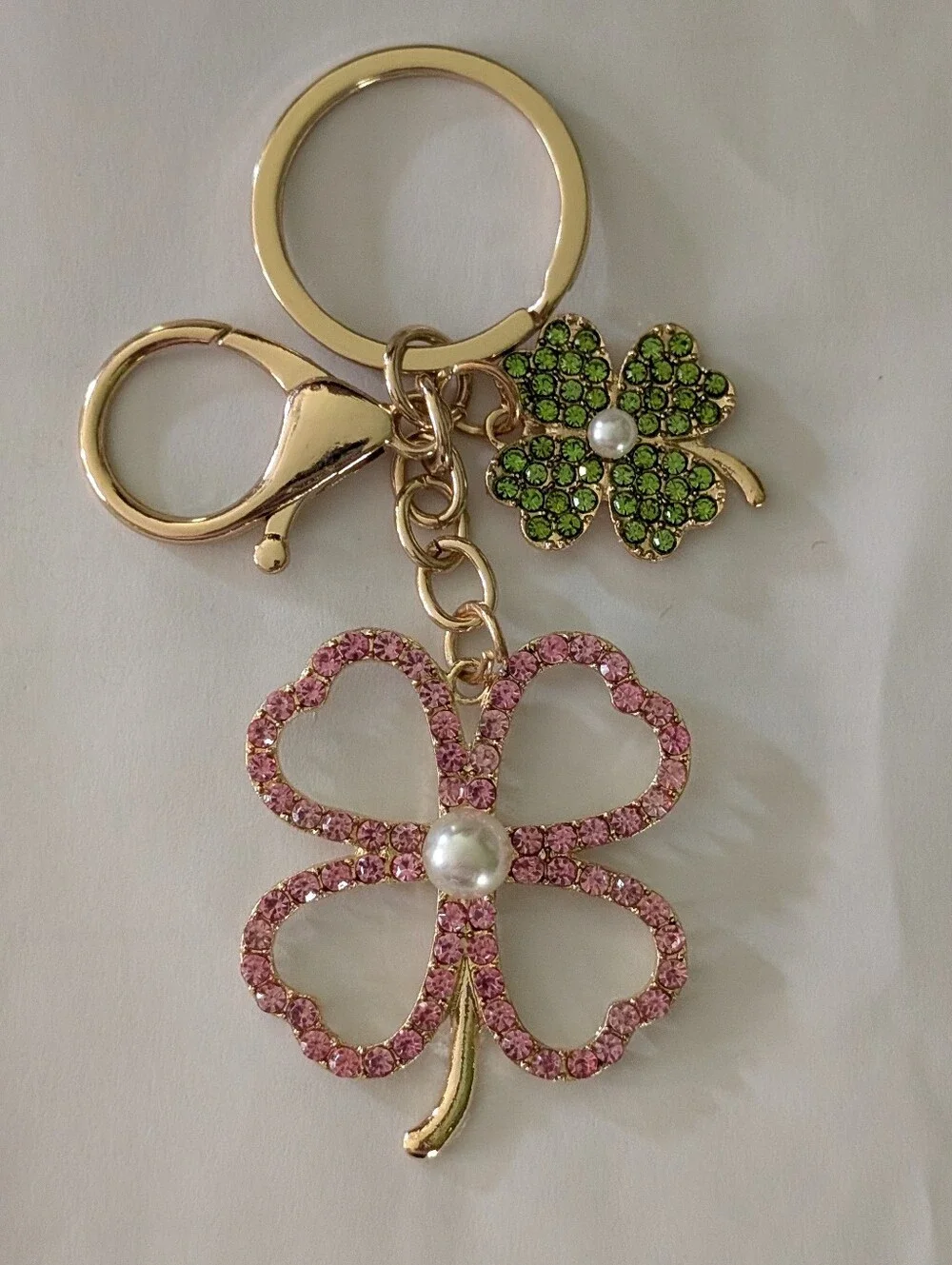 Chloe Accessory - Lucky Four Leaf Clover Bag Charm / Keychain